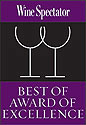 Wine Spectator - Best of Award of Excellence