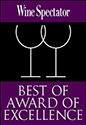 Wine Spectator Best Award of Excellence Logo